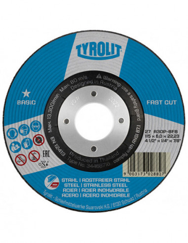 DISCO DESBASTE ACERO 27