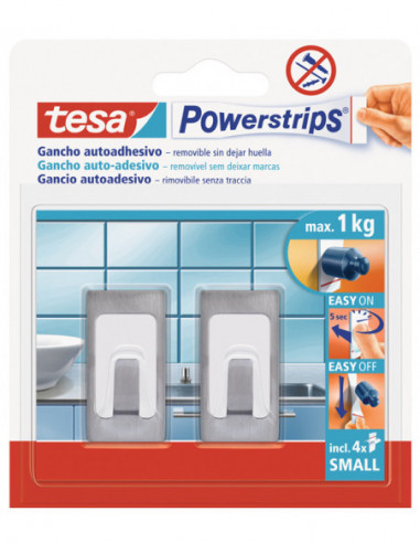 GANCHO S METAL PLACO RECTANGUL