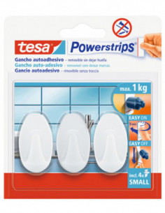 GANCHO S CLASSIC BLANCO OVAL 2