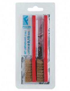 CEPILLO LIMPIABUJIA LATON 2 UD 2