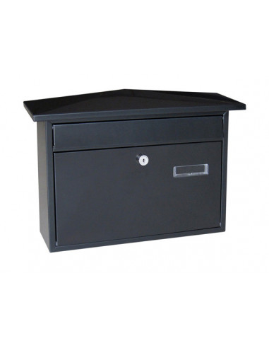 BUZON EXTERIOR ACERO NEGRO