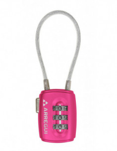 CANDADO COMBINACION FLEXI ROSA 2