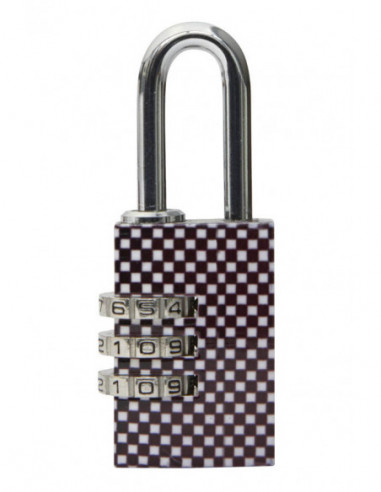 CANDADO COMBINAC 3D SQUARES