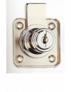 CERRADURA CAJON SOBREP CROMO 2