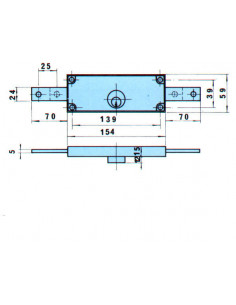 CERRADURA EMBUTIR PERSIANA 2
