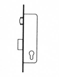 CERRADURA EMBUTIR MET INOX 2