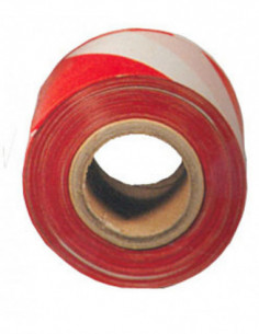 CINTA SEÑALIZACION BLANCO/ROJO 2