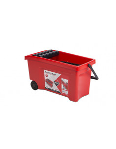 CUBETA PLASTICO RODILLOS RUEDA 2