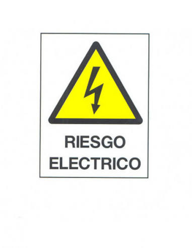 SEÑAL FIJA PVC RIESGO ELECTRIC