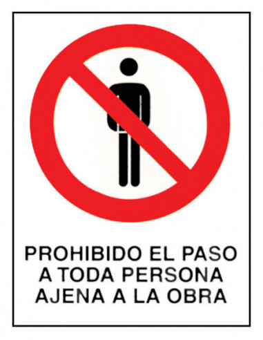 SEÑAL FIJA PROHIBIDO PERS AJENA
