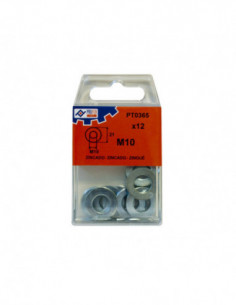 ARANDELA PLANA ZN C/12 PZS 2