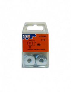 ARANDELA PLANA ANCHA ZN C/10 2