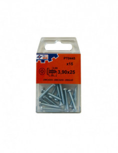 TORNILLO R/CHAP C/ALOM ZN C/15 2