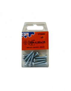 TORNILLO R/CHAP C/ALOM ZN C/9 2