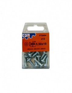 TORNILLO R/CHAP C/ALOM ZN C/12 2