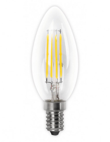 LAMPARA LED VELA FILAM E14 C