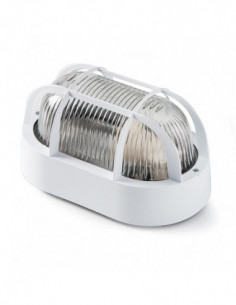 APLIQUE PARED OVAL BLANCO E27 2