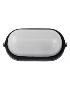 APLIQUE PARED OVAL NEGRO 2