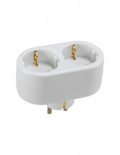 ADAPTADOR SCHUKO 2 TOMAS FRONT 2