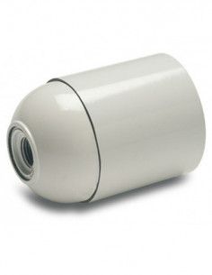 PORTALAMPARAS LISO E 27 BLANCO 2