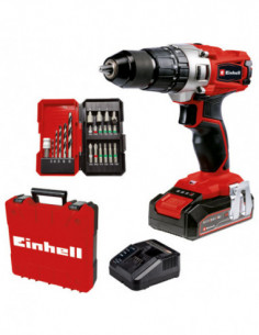 TALADRO ATOR PERC 2V 1B+SET+M