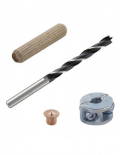 ESPIGA MADERA JG 22+BROCA+TOPE 2