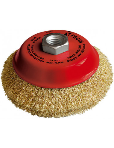 CEPILLO CONICO LATONADO M14