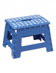 TABURETE MULTIUSO PLEGABLE AZU