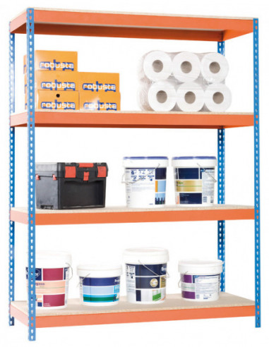 ESTANTERIA S/T 4 ALT AZUL/NAR