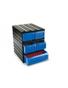 CONTENEDOR CAJON 5 ESTANTES 2