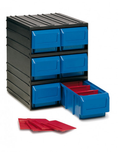 CONTENEDOR CAJON 6 ESTANTES