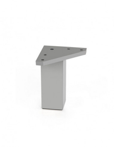 PATA MESA ALUMINIO MATE ABS