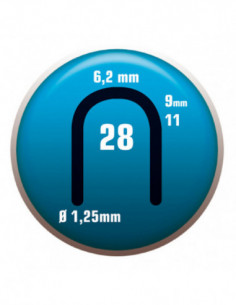 GRAPA PARA CABLE 28/09 C/2000 2