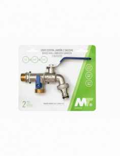 GRIFO ESFERA JARDIN DOBLE...