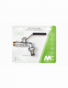 GRIFO ESFERA JARDIN ACERO...