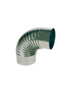 CODO ESTUFA GALVAN 0,8 MM 45º 2