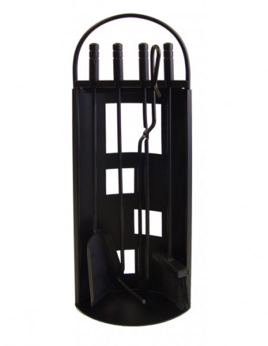 JUEGO CHIMENEA ARCO-CHAPA NEGR