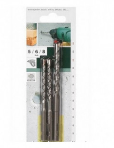 BROCA HORMIGON UNEO SET 3 PZS 2