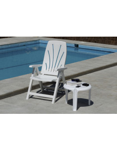 HAMACA 5 POSICIONES BLANCA