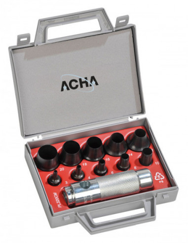 SACABOCADOS JGO 10 BOCAS+MANG