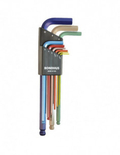 LLAVE ALLEN BOLA COLOR JGO 9PZ 2