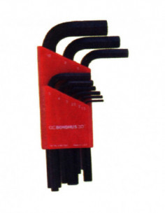 LLAVE ALLEN CORTA JGO 9 PZS 2