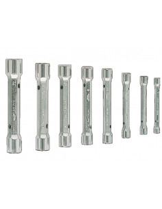 LLAVE TUBO 2 BOCAS JGO. 8 PZS 2