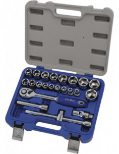 LLAVE VASO JGO 23 PZ+CARRACA 2