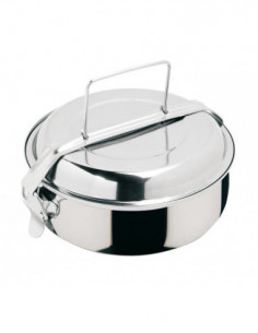 FIAMBRERA INOX C/CUBIERTOS