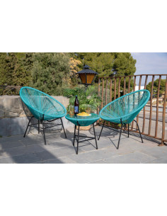 CONJUNTO BALCON RATAN Y...