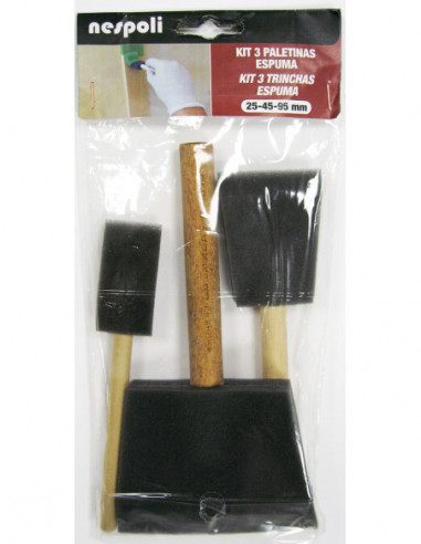 PALETINA CABEZAL ESPUMA PACK 3
