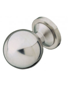 POMO PUERTA MACIZO INOX 2