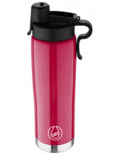 BOTELLA TERMO ACERO INOX ROJO