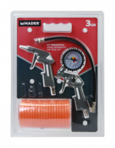 PISTOLA SOPLADORA MANOMETRO